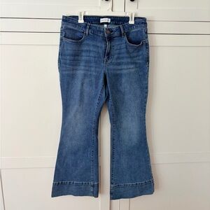 Jeans Flare Lane Bryant – Taille Grande 26W, Coupe Classique 5 Poches, Lavage Moyen, 100% Coton, Neuf Sans étiquette